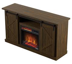 Western ® premium bbq products. Duraflame 54 Tv Stand With Electric Fireplace And Barn Doors Qvc Com