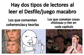 Juegos macabros memes / meme house los macabros juegos en las redes sociales presentado por: 14 Ideas De El Desfile Macabro Macabro Juego Macabro Wattpad Libros