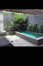 Indoor swimming pool with a movable part of the roof and walls. 30 Gorgeous Mini Pool Garden Designs For Tiny House Topdesignideas Small Backyard Pools Small Backyard Landscaping Swimming Pools Backyard