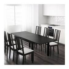 Ängsö, tisch, schwarzbraun ist derzeit nicht mehr in ausgewählten ikea filialen in österreich erhältlich. Bjursta Ausziehbarer Tisch Braun Schwarz 301 162 64 Bewertungen Preis Wo Zu Kaufen