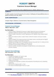 From content to format to design, our examples, written by certified resume writers show you how to make an 3 account manager work experience examples. Customer Account Manager Resume Samples Qwikresume