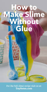 You can make an easy slime with cornstarch that will have your kids delighting in its disgusting nature. How To Make The Best Poofy Slime Without Glue If You Re In A Pinch Toy Notes