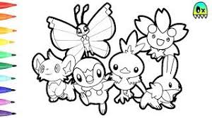 Pokemon coloring pages torchic (image info: Pokemon Coloring Pages Torchic And Friends Colouring Book Fun Youtube