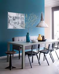 C est le bleu jean de chez st maclou mais qui est pour moi bleu canard en effet! 1001 Idees Deco Salon Bleu Canard Paon Petrole Du Goudron Et Des Plumes