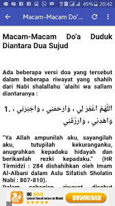Bacaan doa ketika duduk di antara dua sujud dalam shalat (duduk iftirasy). Doa Antara Dua Sujud Fur Android Apk Herunterladen