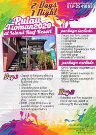 First time here and the place is beautiful. 2020 Pakej Pulau Tioman 2 Hari 1 Malam Island Reef Resort Pulau Tioman Pakej Pulau Tioman Original