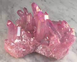 Gorgeous Extra Large Statement Pink Cotton Candy Aura Quartz Etsy Crystals Pink Aura Quartz Crystals And Gemstones