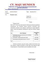 Surat penawaran sendiri adalah surat yang dibuat dengan tujuan untuk menawarkan sesuatu, baik barang. Contoh Surat Penawaran Harga Borongan Bangunan Edukasi Lif Co Id