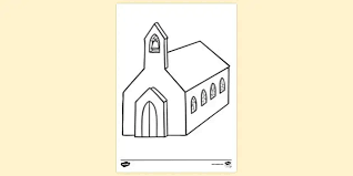 All you need is photoshop (or similar), a good photo, and a couple of minutes. Printable Colouring Page For Children S Church