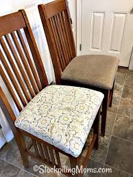 How To Redo The Fabric On Kitchen Chairs In 2020 Fabric Kitchen Chairs Dining Chair Upholstery Upholstery Fabric For Chairs