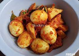 Persiapan bahan (prepping the ingredients)0. Bahan Meracik Telur Tahu Tempe Bumbu Balado Simpel