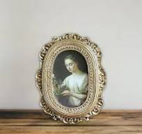 Marco de fotos de estilo vintage francés, soporte de fotos de resina de  escritorio de pared para decoración del hogar, mueble de TV, café,  múltiples o ...