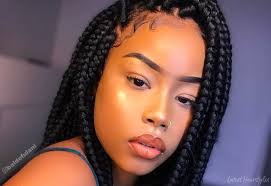 Gorgeous hairdos with box braids, box braids are one of the most unique and chic hairstyles for black women, it looks great both on short haircuts. 18 Hottest Jumbo Box Braids Hairstyles To Inspire You