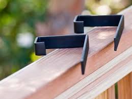 Shop now for railing planters that combine style and durability for exceptional use railing space in a gorgeous way by mounting planter boxes. Railing Brackets 2x4 2x6 2x8 Windowbox Com