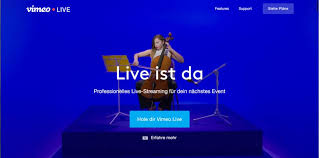 Von berlin aus gegen twitch und mixer: Vimeo Live Video Plattform Bietet Auch Streaming Film Tv Kamera