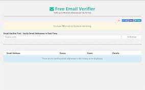 Verify email address or looking to use a free email checker? Free Email Verifier