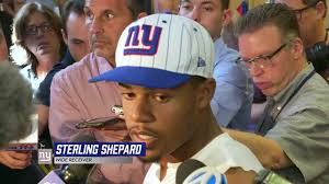 Sterling Shepard gives his impressions of Daniel Jones