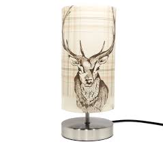 Rectangle bell with clipped corners shade height 14, top: Stag Lamp Light Lampshade Bedside Bedroom Table Desk Lamp Lamps Deer Antlers Trophy Woodland Highland Accessories Gifts Buy Online In Dominica At Dominica Desertcart Com Productid 54561628