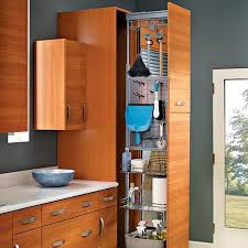 Kraftmaid Tall Cleaning Supply Pull Out Ikeafans Dot Com Closet Cleaning Supplies Small Kitchen Storage Kitchen Storage Units