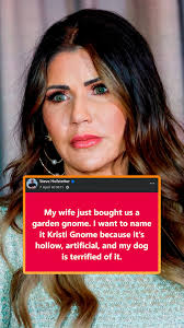 You can hardly tell the difference between her and our gnome.  #stevehofstetter #kristinoem