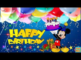 Original Happy Birthday Song Birthday Song For Kids With Mickey Mouse Youtube Happy Birthday Kids Birthday Songs Happy Birthday Song