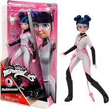 Amazon.com: Miraculous Ladybug and Cat Noir Toys Multimouse Fashion Doll |  Articulated 26 cm Multimouse Doll with Accessories Kwami | Bandai Dolls :  Toys & Games