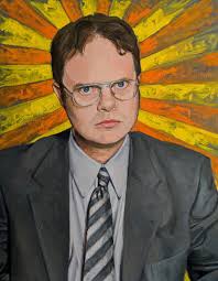 The Office, Dwight Schrute Painting, Dwight Oil Painting, the Office Wall  Art, Assistant to the Regional Manager, Fine Art,