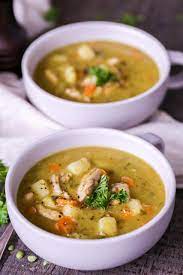 This thai spring pea soup by alison marras is thick, creamy and just a little spicy. Split Pea Soup My Grandma S Recipe Momsdish