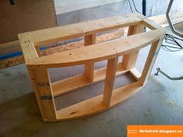 Instructions With Pictures On How To Build A 72 Gallon Bowfront Aquarium Stand Part 1 The Base Old Site Aquarium Stand Fish Tank Stand Fish Stand