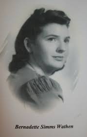 Bernadette Hite Simms Wathen (1917-2011)