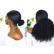 Black Bridesmaid Hairstyles Ponytail In 2021 Hair Ponytail Styles Natural Hair Ponytail Natural Hair Bride