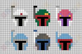 Boba Fett Pixel Art Pixel Art Pixel Art Design Lego Art