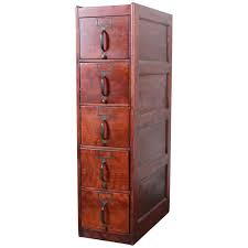 We decided to add two wood accent pieces. Antique 5 Drawer Wood File Cabinet At 1stdibs