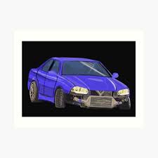 Car decal sticker logo datsun, jdm drift decals, driving, text png. Jdm Drift Car Design Art Print By Sketchakita Redbubble