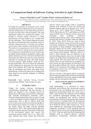 Tes pt kmi ~ pt kmi wire and cable tbk. Pdf A Comparison Study Of Software Testing Activities In Agile Methods