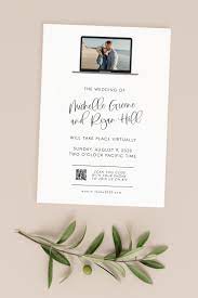 Virtual Wedding Invitation Template Printable Virtual Invite Etsy Wedding Invitation Templates Invitation Template Virtual Invitations