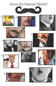 Who was the last u.s. Guess The Famous Stache Funny Baby Shower Games Baby Shower Funny Funny Babies