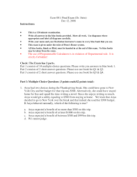 And you're worried that he will be unfair toward the defendant? Final Exam With Answer Key For Introduction To Microeconomics Econ 001 Docsity