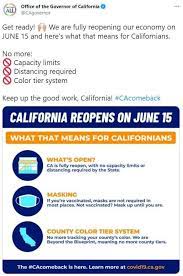 But as juliette goodrich tells us, people should not ditch their california set for reopening; New Guidance Masks Off For California Theme Parks June 15th