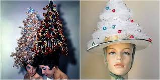 Check spelling or type a new query. Christmas Kitsch Festive Chicks With Tricked Out Christmas Tree Hats Hairdos Dangerous Minds