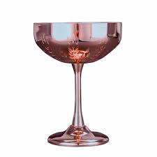 304 Stainless Steel Cup Ear Of Wheat Print Martini Goblet Wine Glass  Drinkware(Red)