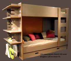 Lits Enfants Superposes Design David 165cm Mathy By Bols Kids Bunk Beds Bunk Beds Cool Bunk Beds