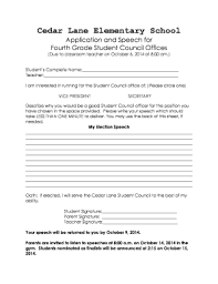 17 Printable Student Council Representative Speech Examples Forms And Templates Fillable Samples In Pdf Word To Download Pdffiller