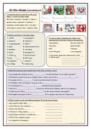 New English File Upper Intermediate Test Booklet With Key At The Shops Vocabulary Worksheet Free Esl Printable Worksheets Made By Teachers Vocabulary Vocabulary Worksheets English Lessons