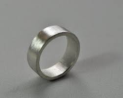 Men S Chunky 7mm Wedding Ring Sterling Silver Matte Wide Etsy Sterling Silver Wedding Band Wedding Rings Mens Silver Rings