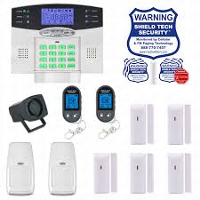 The alarm system usually uses the phone lines in a home to report to the central station. Shield Tech Security Wireless Burglar Alarm System Phone Line Auto Dialer Us Home House Smart Pstn Ca