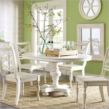 Maybe you love the idea of a white table, but are looking for legs that are a little less busy? Riverside Furniture Placid Cove 42 Inch Round Oval Dining Table In Honeysuckle White 1675 Round Dining Room Sets Round Dining Room French Country Dining Room