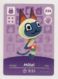 For a full list of all cat residents who can live on your island, please read on! Animal Crossing Amiibo Card Mitzi 226 Series 3 Cat New Leaf Horizons Authentic Ebay