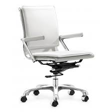Westholme Ergonomic Task Chair White Office Chair Upholstered Office Chair Modern Office Chair
