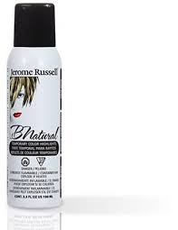 I used this jerome russell hair color spray in copper to achieve my beautiful temporary color! Amazon Com Jerome Russell B Natural True Black Temporary Hair Color Spray 3 5oz Hair Highlighting Products Beauty
